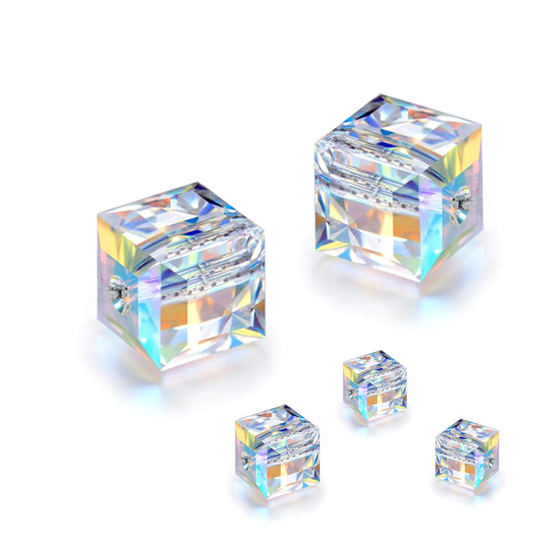 Sweet DIY Cube Sugar Square Geometry Beads - SterlingSilberSchmuck