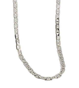 Simple 925 Sterling Silver Stacking Chain Necklace - SterlingSilberSchmuck