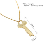 Lade das Bild in den Galerie-Viewer, Fashion INSPIRE Letter Key 925 Sterling Silver Necklace
