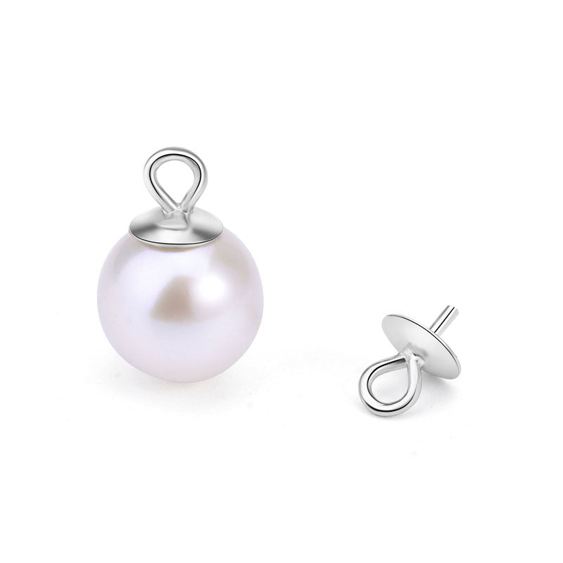 Simple Round 3mm 925 Sterling Silver DIY Bail - SterlingSilberSchmuck