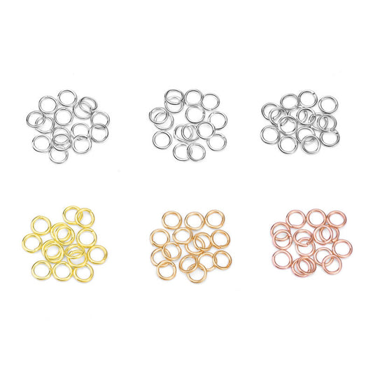 Simple Round Loops 925 Sterling Silver DIY Connectors - SterlingSilberSchmuck