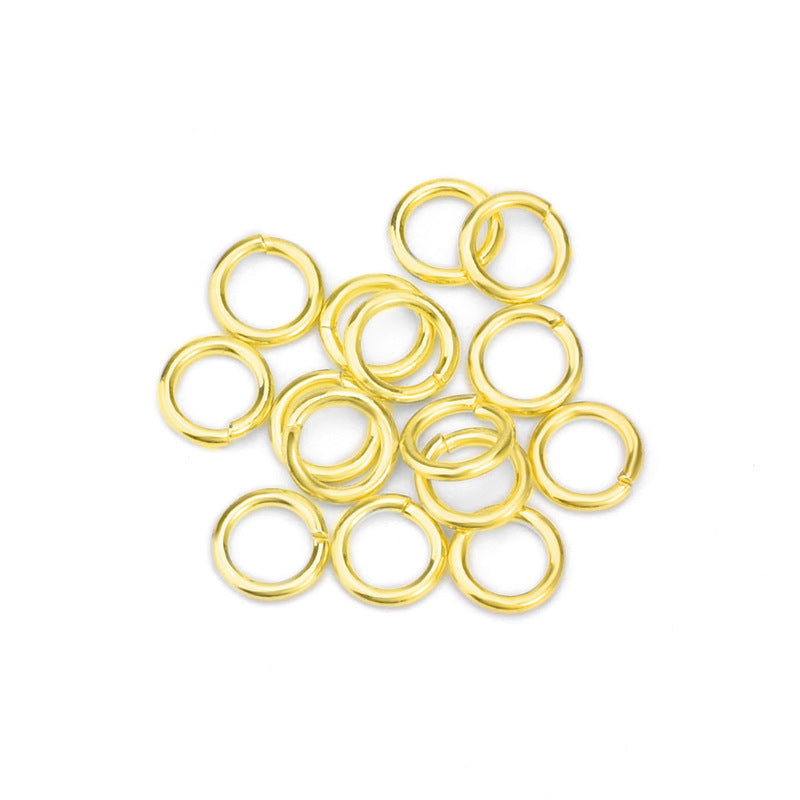 Simple Round Loops 925 Sterling Silver DIY Connectors - SterlingSilberSchmuck