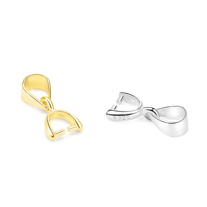 Simple Sunflower Seeds 925 Sterling Silver DIY Bails - SterlingSilberSchmuck