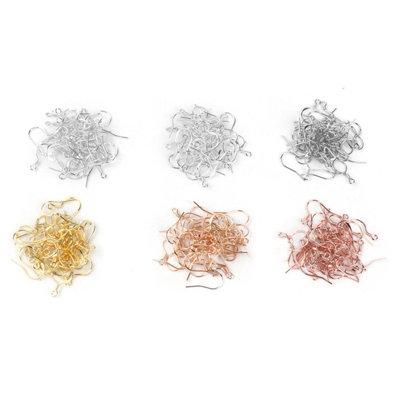 Simple New 925 Sterling Silver DIY Earring Hooks - SterlingSilberSchmuck