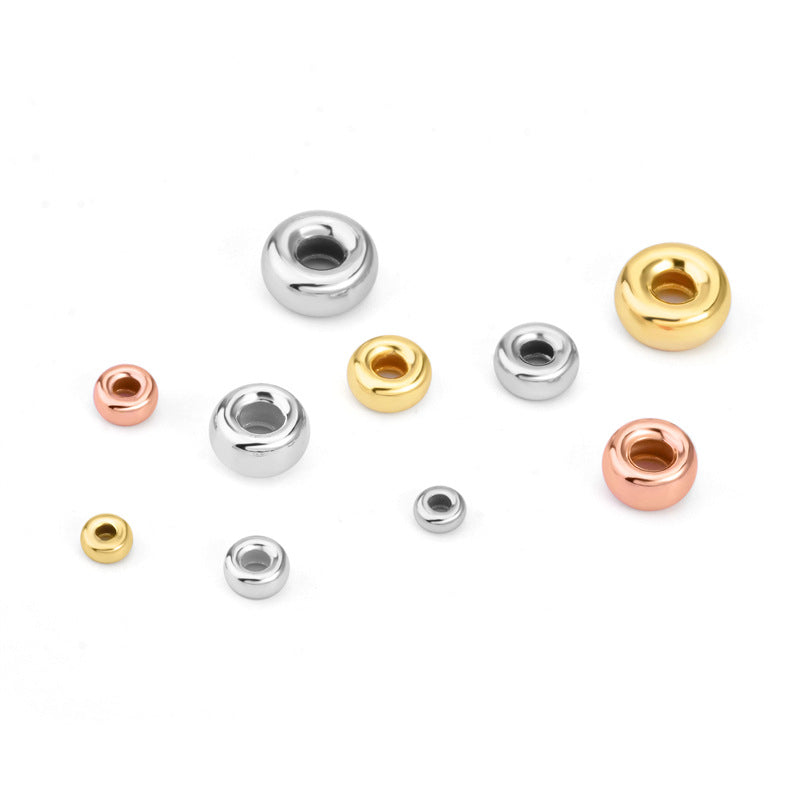 Cute Bread 925 Sterling Silver DIY Bead Caps - SterlingSilberSchmuck