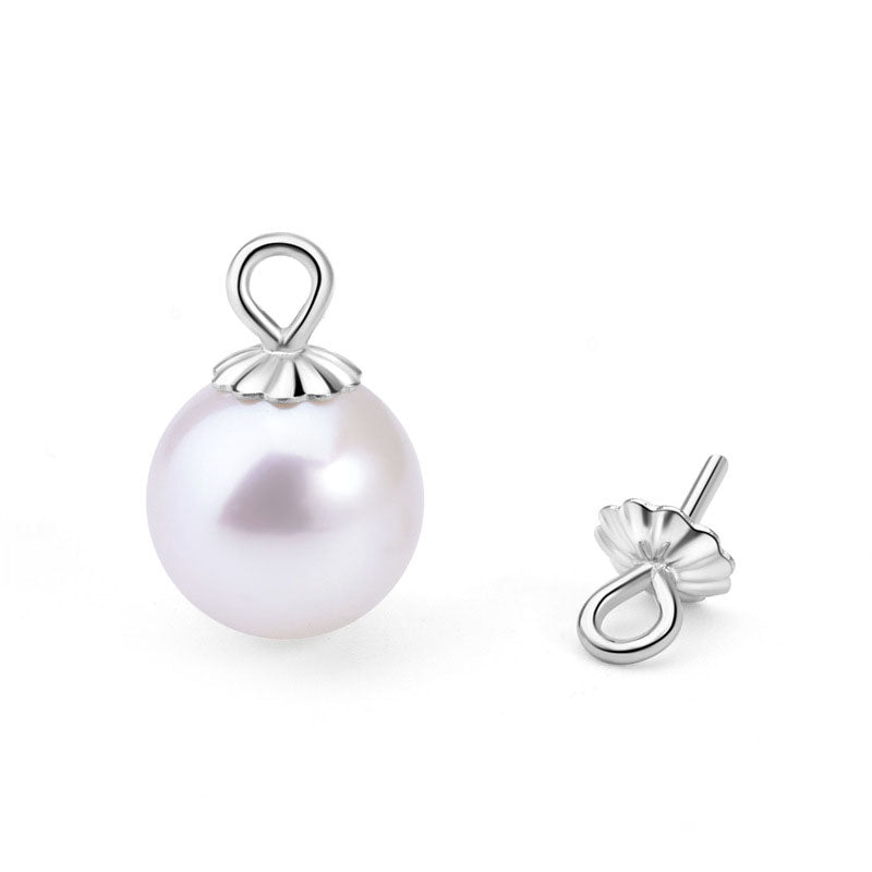 Sweet Flower 925 Sterling Silver DIY Bail - SterlingSilberSchmuck
