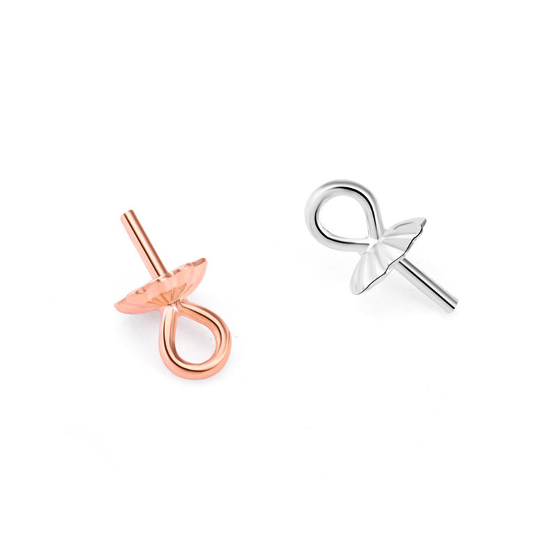 Sweet Flower 925 Sterling Silver DIY Bail - SterlingSilberSchmuck