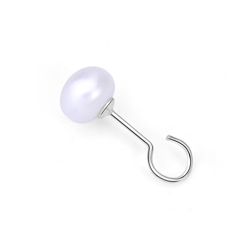 Simple 9 Shape 3mm 925 Sterling Silver Earrings Setting - SterlingSilberSchmuck