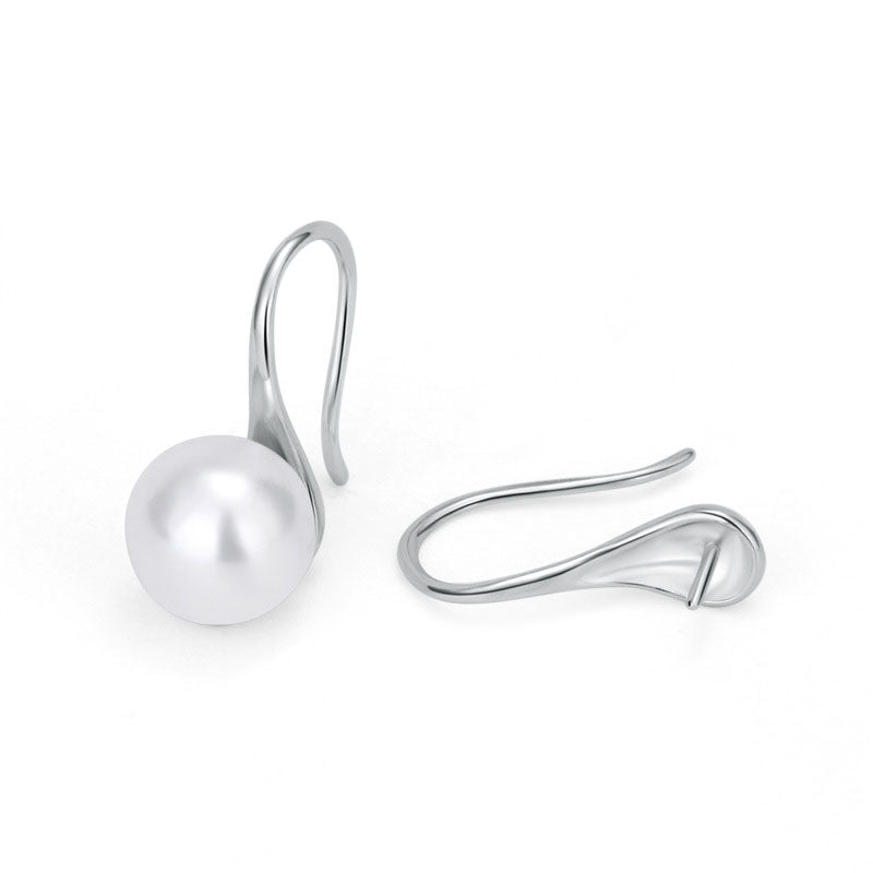 Simple Spoon 5mm Gemstone 925 Sterling Silver Earring Settings - SterlingSilberSchmuck