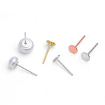 Lade das Bild in den Galerie-Viewer, Classic Flat Round Pearl Pinto  925 Sterling Silver Stud Earrings
