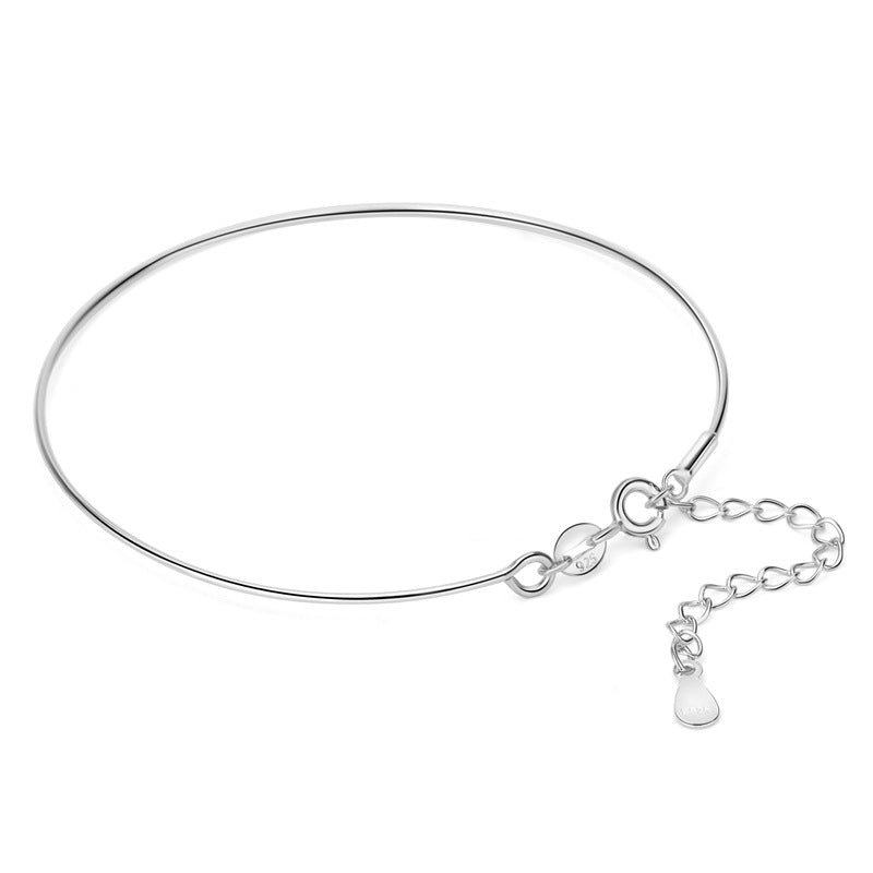 Spiral Schrauben Armband aus 925 Sterlingsilber – Minimalistisch Elegant - SterlingSilberSchmuck