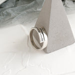 Lade das Bild in den Galerie-Viewer, Vintage Keep Smile Letters 925 Sterling Silver Adjustable Ring
