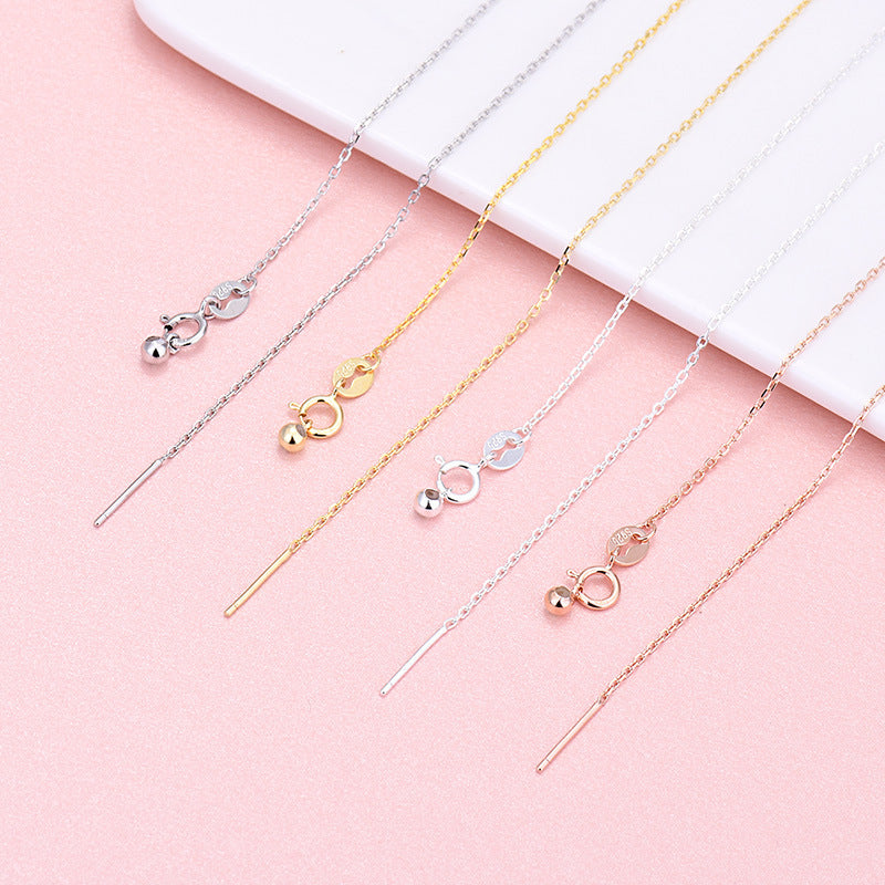 925 Sterling Silver DIY Fashion Box Rolo Chain Links With Clasp &  Toggle - SterlingSilberSchmuck