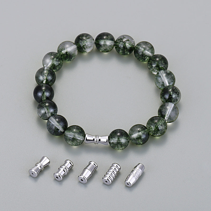 Simple Tube 925 Sterling Silver DIY Clasp - SterlingSilberSchmuck
