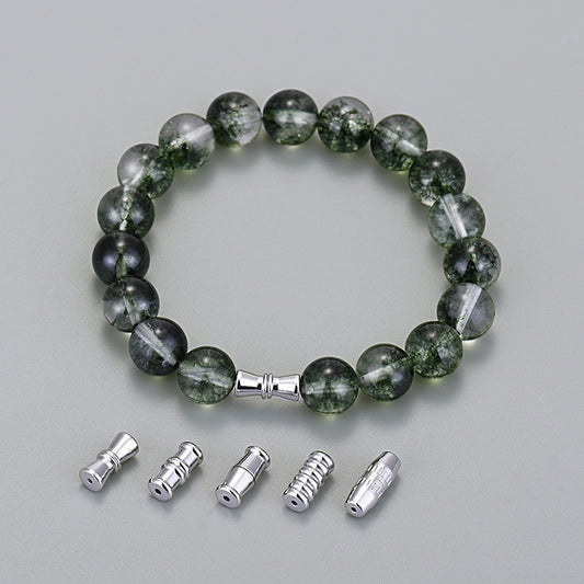 Simple Tube 925 Sterling Silver DIY Clasp - SterlingSilberSchmuck