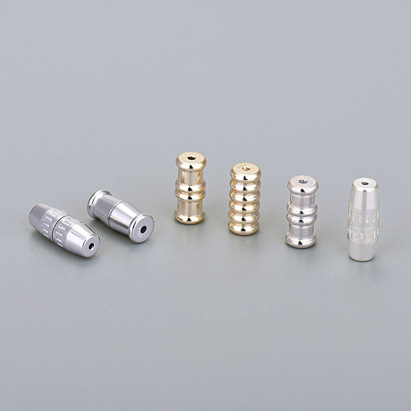Simple Tube 925 Sterling Silver DIY Clasp - SterlingSilberSchmuck