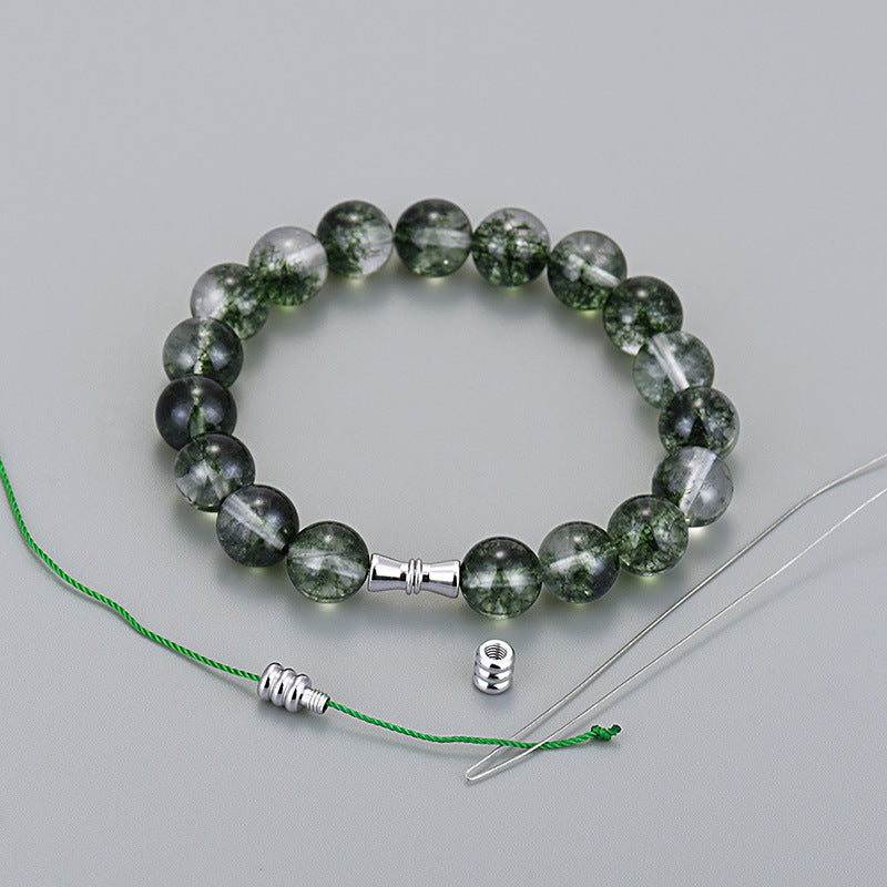 Simple Tube 925 Sterling Silver DIY Clasp - SterlingSilberSchmuck