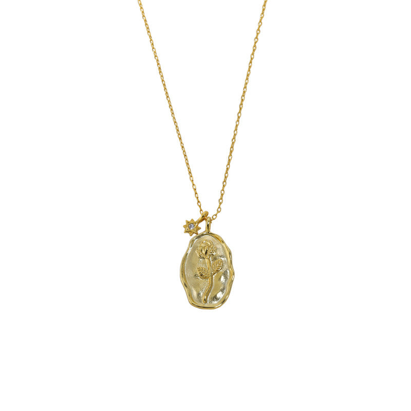 Elegante CZ Rosen Halskette aus 925 Sterling Silber von silverbene, feminin und modern, zeigt eine filigrane Rosen-Design.