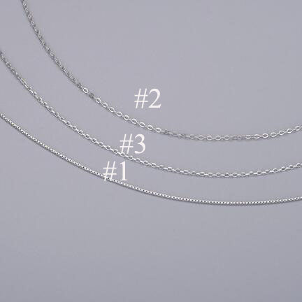 Simple 925 Sterling Silver Box Rolo Chain Links Bracelet - SterlingSilberSchmuck