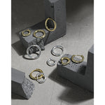Lade das Bild in den Galerie-Viewer, Casual Simple Geometry Circle 925 Sterling Silver Huggie Hoop Earrings
