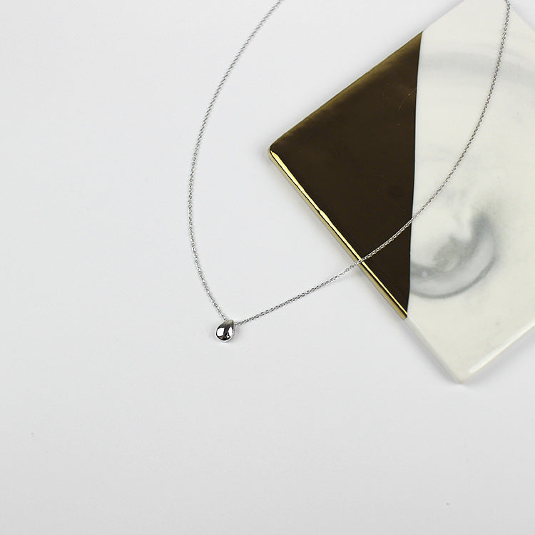 Mini Waterdrop Halskette aus 925er Silber – Minimalistisch Elegant