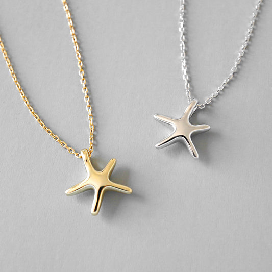 Starfish Halskette aus 925 Sterlingsilber – Sommerlich Minimalistisch