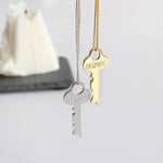 Lade das Bild in den Galerie-Viewer, Fashion INSPIRE Letter Key 925 Sterling Silver Necklace
