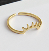 925 Sterling Silber Ring verstellbar modern elegant minimalistisch