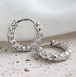 Lade das Bild in den Galerie-Viewer, Modern  Circle 925 Sterling Silver Hoop Earrings
