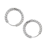 Lade das Bild in den Galerie-Viewer, Modern  Circle 925 Sterling Silver Hoop Earrings
