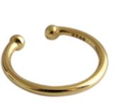 Simple Hollow Chain Twisted 925 Sterling Silver Non-Pierced Earrings(Single) - SterlingSilberSchmuck