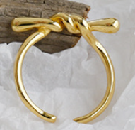 Simple Twisted Wave 925 Sterling Silver Adjustable Ring - SterlingSilberSchmuck
