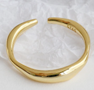 Simple Twisted Wave 925 Sterling Silver Adjustable Ring - SterlingSilberSchmuck