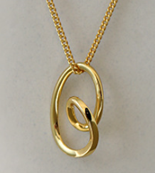 Simple Irregular Hollow Heart 925 Sterling Silver Necklace - SterlingSilberSchmuck