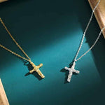 Lade das Bild in den Galerie-Viewer, Holy Irregular Cross 925 Sterling Silver Necklace

