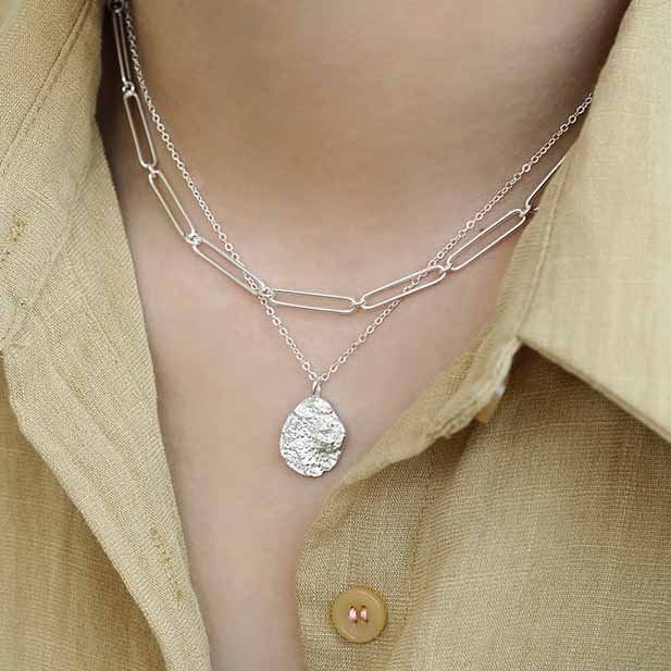 Fashion Hollow Chian 925 Sterling Silver Choker Necklace - SterlingSilberSchmuck