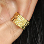 Irregulärer Ear Cuff Silber - Single Ohrklemme 925 Sterling