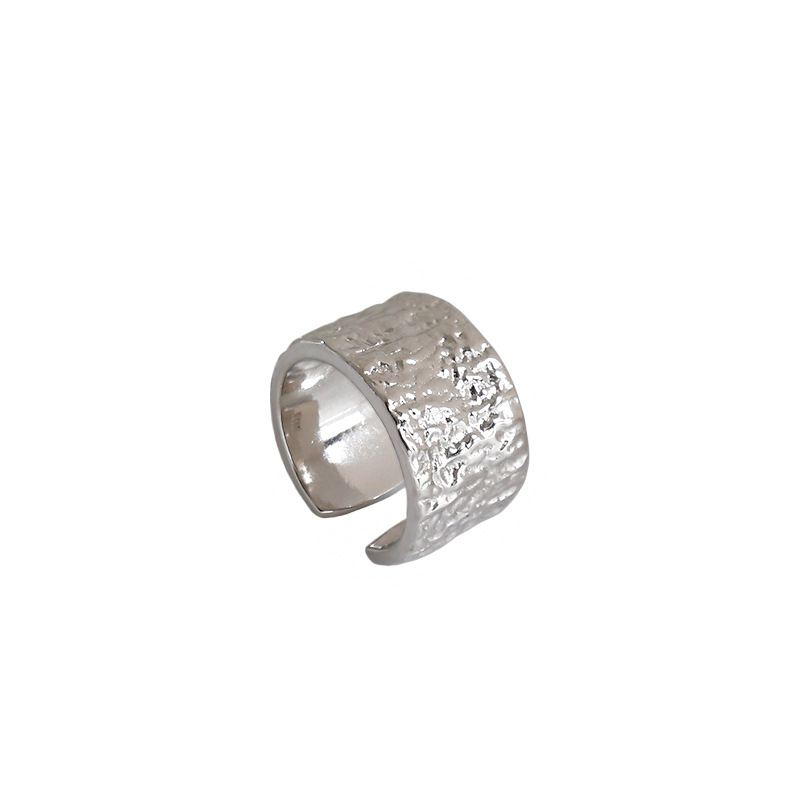 Irregulärer Ear Cuff Silber - Single Ohrklemme 925 Sterling