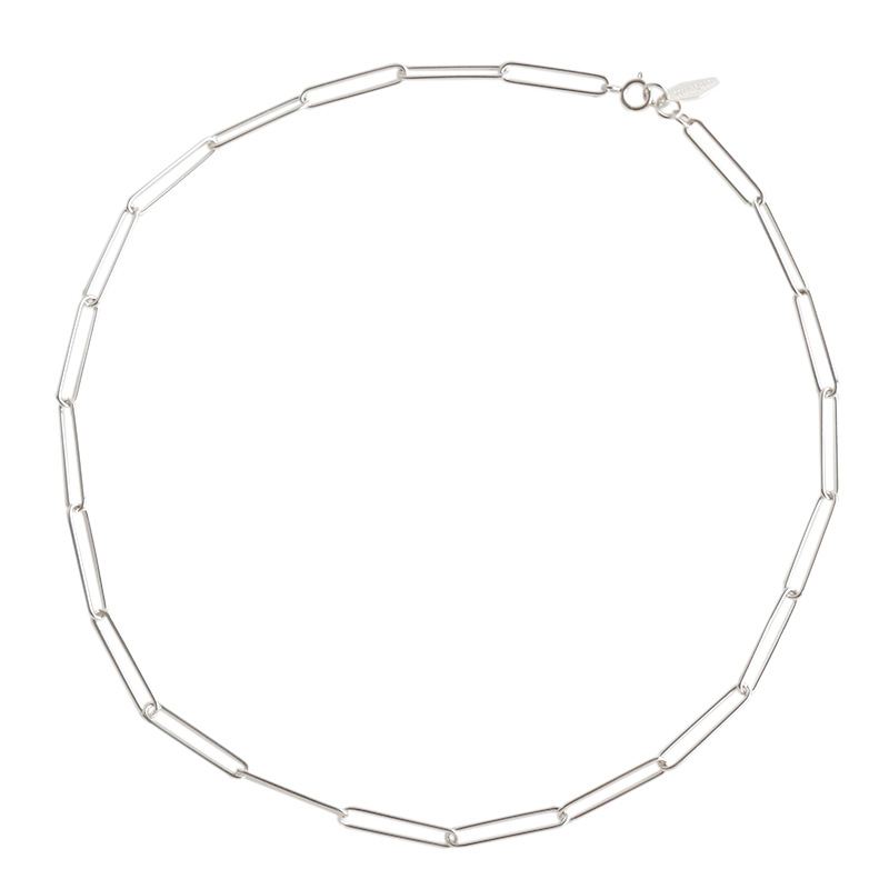 New Hollow Chain 925 Sterling Silver Necklace - SterlingSilberSchmuck