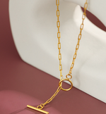 Lade das Bild in den Galerie-Viewer, Simple TO Shape Chian 925 Sterling Silver Choker Necklace
