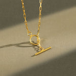 Lade das Bild in den Galerie-Viewer, Simple TO Shape Chian 925 Sterling Silver Choker Necklace
