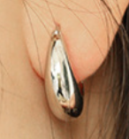 Geometry Round Circle 925 Sterling Silver Hoop Earrings - SterlingSilberSchmuck