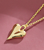 Lade das Bild in den Galerie-Viewer, Girl Irregular Heart 925 Sterling Silver Necklace
