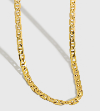 Simple 925 Sterling Silver Stacking Chain Necklace - SterlingSilberSchmuck