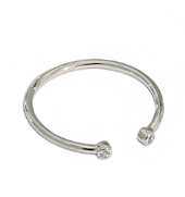 Perlen CZ Ring aus 925 Sterlingsilber – Verstellbar Elegant - SterlingSilberSchmuck