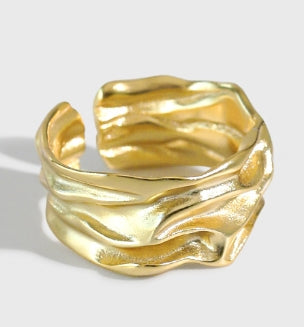 Silber Ring 925 – Verstellbar im organischen Design
