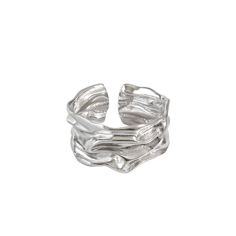 Silber Ring 925 – Verstellbar im organischen Design