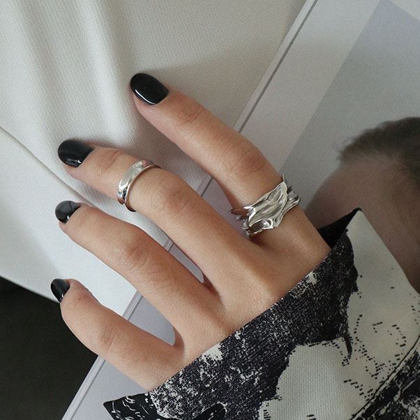 Silber Ring 925 – Verstellbar im organischen Design