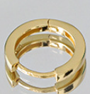 Circle Huggie Ohrringe 925 Sterling Silber geometrisch minimal