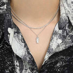 Lade das Bild in den Galerie-Viewer, Gift Irregular Peanut 925 Sterling Silver Necklace
